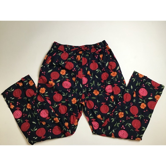 Princess Highway Unisex Navy Pomegranate Scrub Pant Size L - Picture 8 of 14